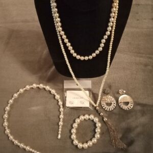 Elegant Pearl Jewelry Set
